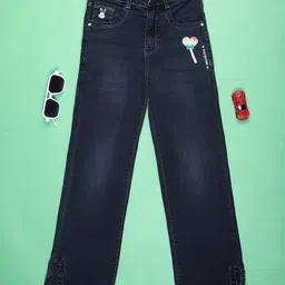 V-Mart Girls Regular Fit Mid-Rise Light Fade Cotton Jeans-image-72