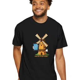 Naturebliss Men Graphic Printed Round Neck Cotton T-shirt-picture-31