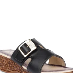 Toshina Shoes King Wedge Sandals with Buckles image 2