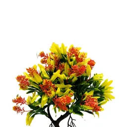 Dekorly Plastic Artificial Flowers & Plants With Pot image 4