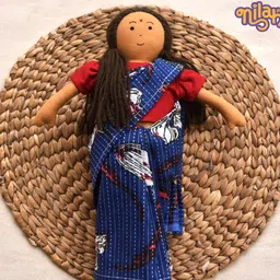 the good doll Nilah's Amma in Blue Saree-picture-18