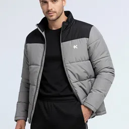 HRX by Hrithik Roshan Men Colourblocked Lightweight Puffer Jacket image 3