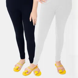 Tik Tok WEARS Girls Black Churidar Length Leggings-picture-50
