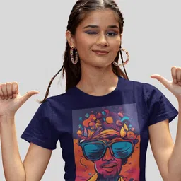 Tee Fusion Women Printed Slim Fit T-shirt-picture-23