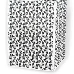 The Furnishing Tree Waterproof and Dustproof PVC Washing Machine Cover Fully-Automatic Front Loadin image 4