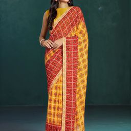 Anouk Rustic Bandhani Poly Georgette Saree-picture-35