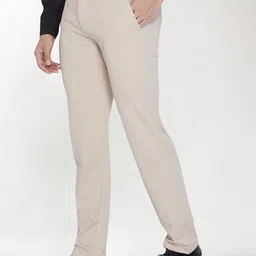 THE BEETEL HOUSE Men Relaxed Mid-Rise Formal Trousers image 3