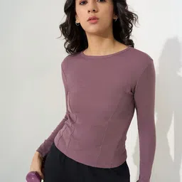 Ajile by Pantaloons Boat Neck Fitted Style Cotton Corset Top-picture-38