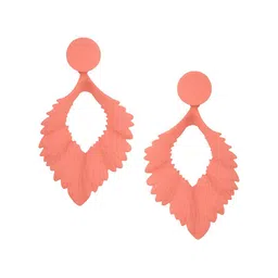 Priyaasi Contemporary Leaf Shaped Drop Earrings image 5
