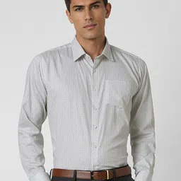 Van Heusen Men Slim Fit Opaque Printed Casual Shirt-picture-18
