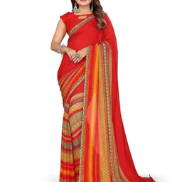 Moda Rapido Floral Poly Georgette Saree-picture-31