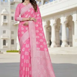 Moda Rapido Ethnic Motifs Zari Pure Cotton Handloom Saree-image-73