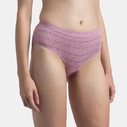 Jockey Women Pack of 3 High Coverage Super Combed Cotton Mid Waist Hipsters-picture-52