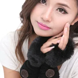 Alexvyan Women Patterned Fingerless Gloves-image-42