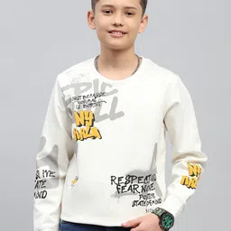 Monte Carlo Boys Typography Printed Cotton Sweatshirt-picture-32