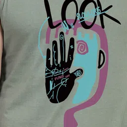 SLOWLORIS Men Pack Of 2 Printed Combed Cotton Gym Vests image 3