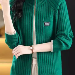 StyleCast Women Cable Knit Mock Collar Sweater-image-48