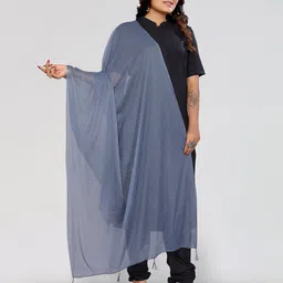 Moda Rapido Selection Of 4 Lycra Tasselled Border Dupatta image 5