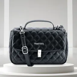 Fastrack Quilted Bowling Satchel Bag-image-35