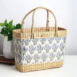 HABERE INDIA Floral Printed Bucket Tote Bag-image-59