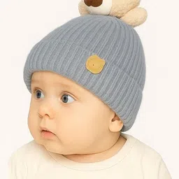 ketkar Unisex Kids Woollen Beanie image 2