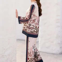 Modestouze Attires Printed Tunic With Palazzos Co-Ords image 3