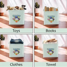 Aura 2-Pcs Blue Big Foldable Storage Box With Handles -75L image 5