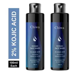 CHIWA Set Of 2 2% Kojic Acid Oil Control Ocean Face Wash - 100 ml Each image 3