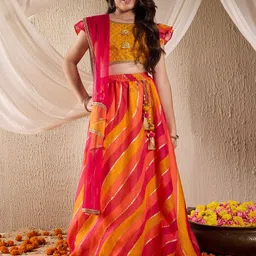 pspeaches Girls Ready to Wear Lehenga & Blouse With Dupatta-picture-27