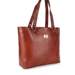 HiLEDER Pure Leather Spacious Shopper Bag image 2