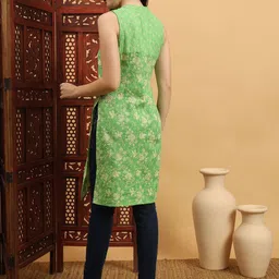 Anouk Rustic Women Ethnic Motifs Printed Summer Sheers Kurta image 4