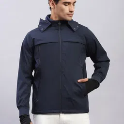 Monte Carlo Hooded Tailored Jacket with Attached Gloves-picture-57