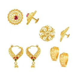VIVASTRI Women Gold-Plated Alloy Earrings-picture-31