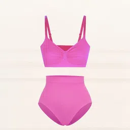 Underneat Women Non Padded Bra & High-Rise Briefs Lingerie Set image 1