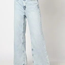 GAP Women Wide Leg Mid-Rise Jeans-image-76