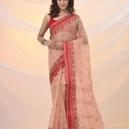 Arhi Woven Design Zari Pure Cotton Taant Saree-picture-40