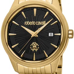 Roberto Cavalli Men Round Dial & Stainless Steel Straps Analogue Watch RC5G134M0075 image 4
