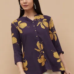 Melange by Lifestyle Viscose Rayon Printed Tunic-picture-50