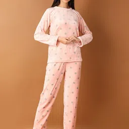 V-Mart Women Printed Pure Cotton Night suit-picture-27