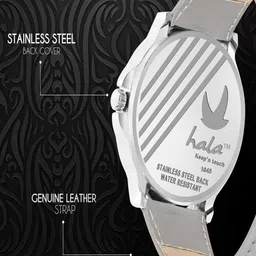 Hala Men Solid Oval Regular Casual Analogue Watch Comes With Bracelet - Miller image 2