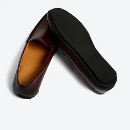 Monte Carlo Men Slip-On Round Toe Lightweight Leather Loafers image 5
