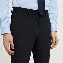 MANGO MAN The Suit Collection Regular Fit Formal Trousers image 4