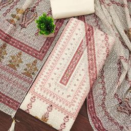 SHADOW & SAINING Ethnic Motifs Embellished Sequinned Unstitched Dress Material-picture-47