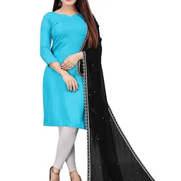 Kemza Floral Embroidered Thread Work Dupatta-picture-35