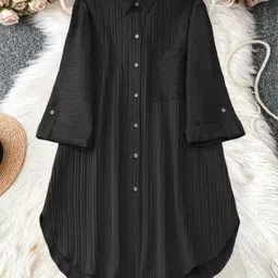 sheetal associates Women Regular Fit Self Design Button Down Collar Casual Shirt-picture-18