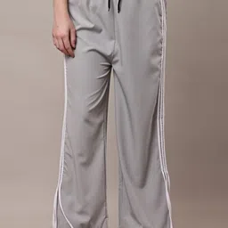 BAESD Women Striped Relaxed Straight Leg Trousers-picture-12