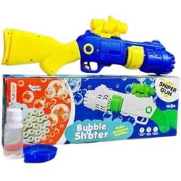 HASHONE Kids Battery Operated BPA Free Bubble Shooter Toy Gun with Liquid Bottle-picture-20