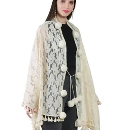Manra Women Woven Design Stole image 5