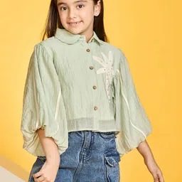 Peppermint Girls Floral Applique Top-picture-47