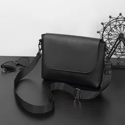 Mast & Harbour Men Waterproof Messenger Bag With Detachable Sling Strap image 4